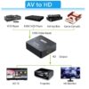 AV to hdmi - Black