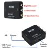 AV to hdmi - Black